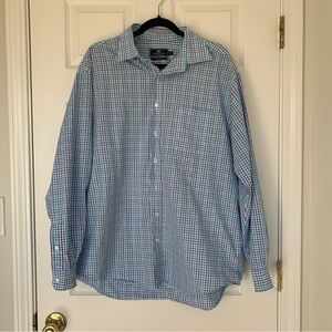 Vineyard Vines Gingham Classic Fit Murray Shirt Size XL